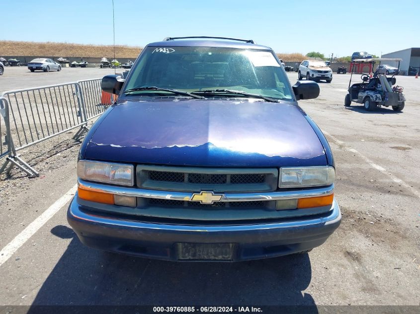 2000 Chevrolet Blazer Ls VIN: 1GNCS13W6Y2387285 Lot: 39760885