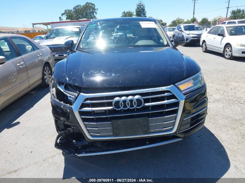 2018 Audi Q5 2.0T Premium/2.0T Tech Premium VIN: WA1ANAFY1J2247309 Lot: 39760911