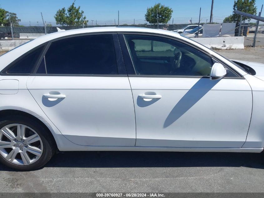 2010 Audi A4 2.0T Premium VIN: WAUAFAFL0AN037478 Lot: 39760927