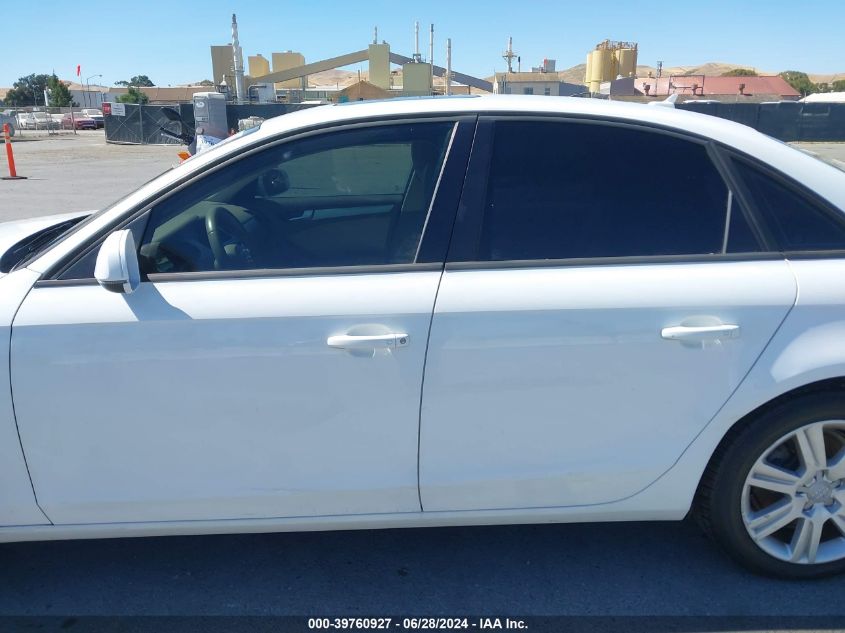 2010 Audi A4 2.0T Premium VIN: WAUAFAFL0AN037478 Lot: 39760927