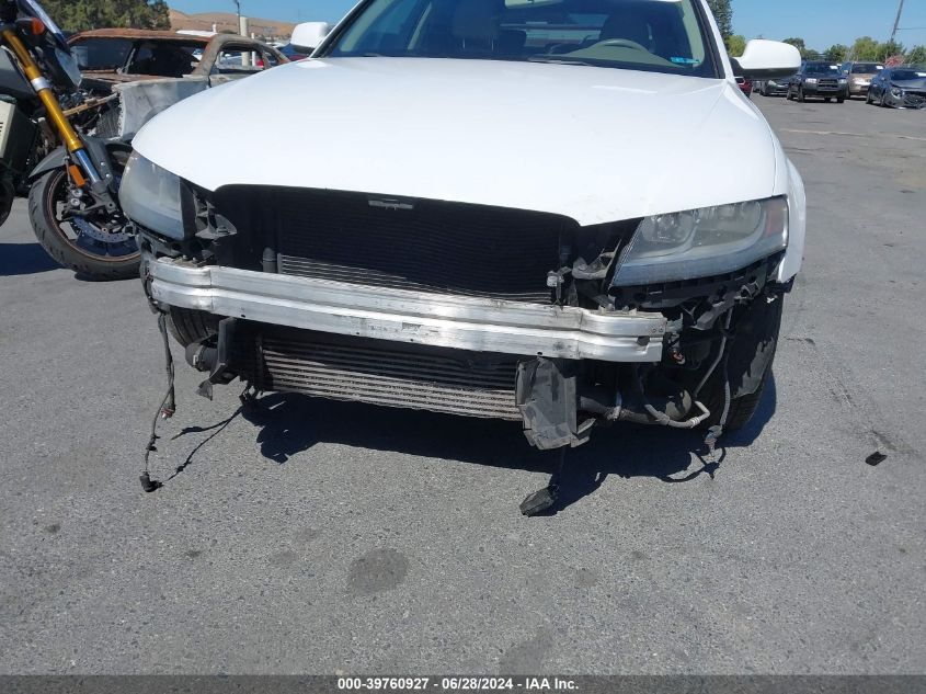 2010 Audi A4 2.0T Premium VIN: WAUAFAFL0AN037478 Lot: 39760927