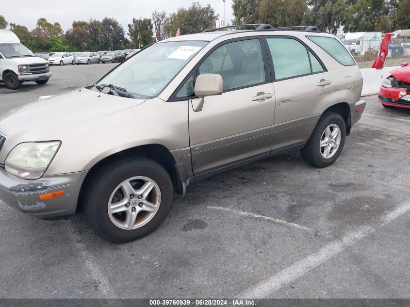 2001 Lexus Rx 300 VIN: JTJHF10U310167056 Lot: 39760939