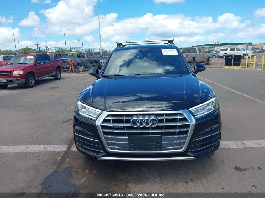 2019 Audi Q5 45 Premium VIN: WA1ANAFY4K2073186 Lot: 39760943