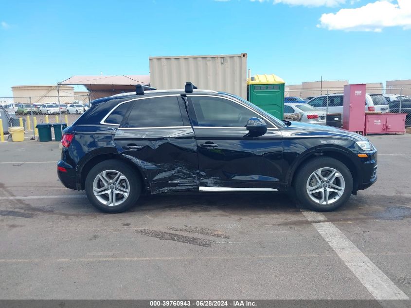 2019 Audi Q5 45 Premium VIN: WA1ANAFY4K2073186 Lot: 39760943