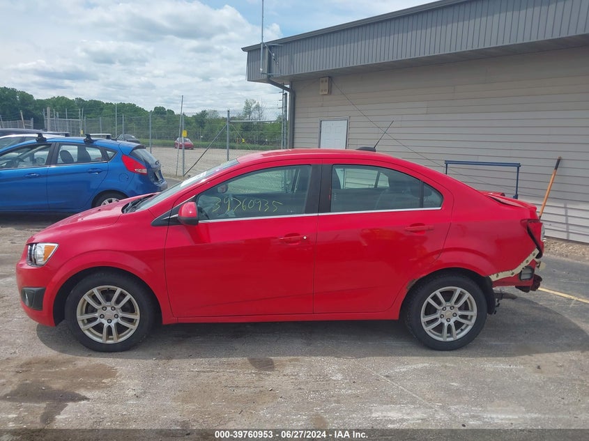 2015 Chevrolet Sonic Lt Auto VIN: 1G1JC5SH1F4201718 Lot: 39760953