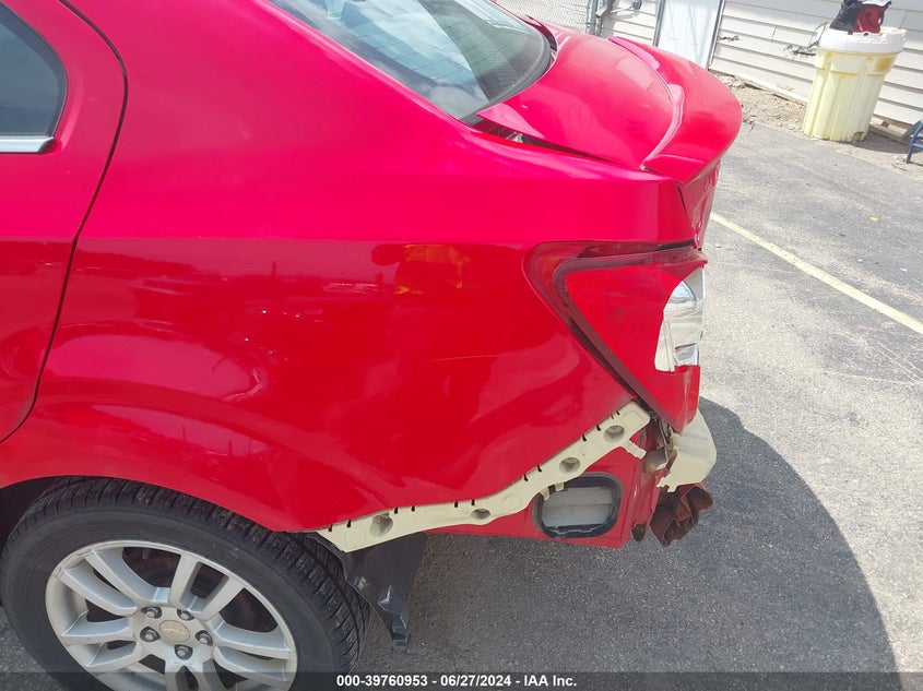 2015 Chevrolet Sonic Lt Auto VIN: 1G1JC5SH1F4201718 Lot: 39760953