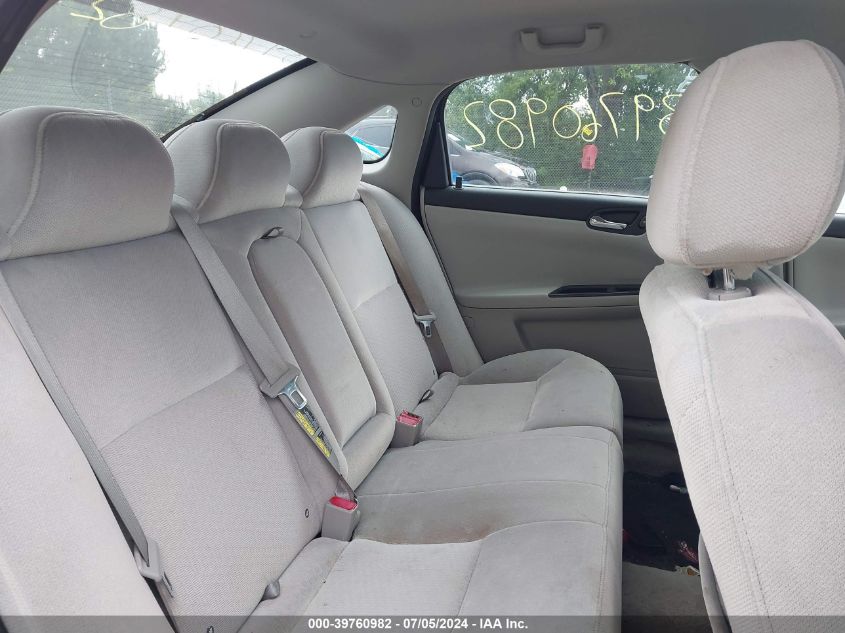 2008 Chevrolet Impala Lt VIN: 2G1WT58K181212516 Lot: 39760982