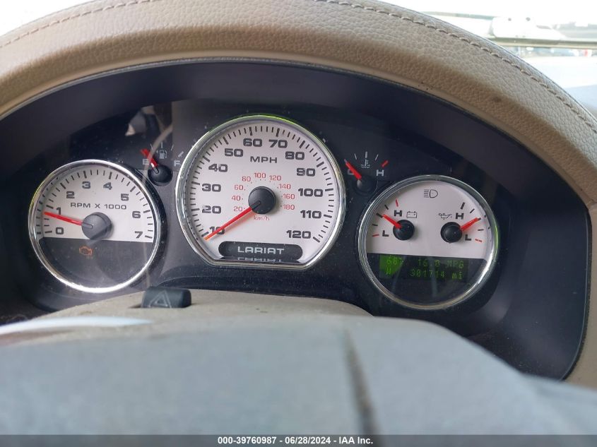 2007 Ford F-150 Lariat/Xlt VIN: 1FTPW12527KD30023 Lot: 39760987