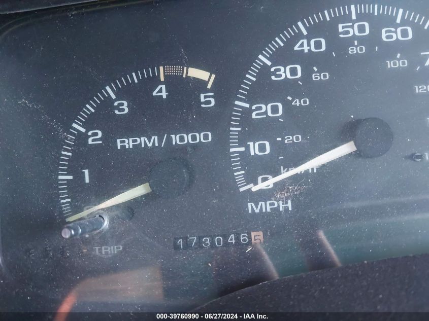 1995 Chevrolet Gmt-400 C1500 VIN: 1GCEC14Z7SZ221301 Lot: 39760990