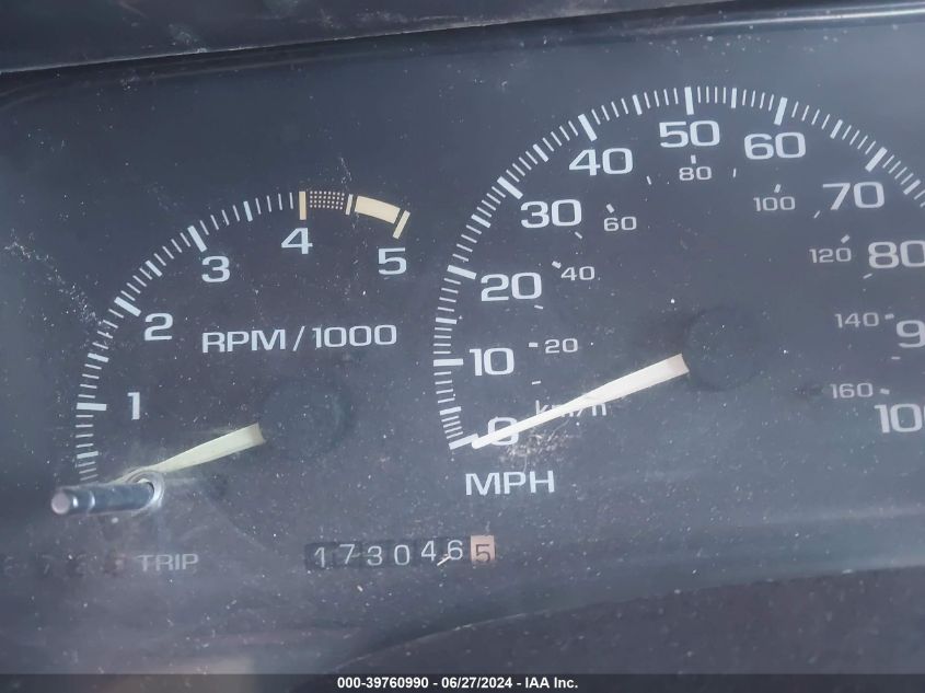 1995 Chevrolet Gmt-400 C1500 VIN: 1GCEC14Z7SZ221301 Lot: 39760990