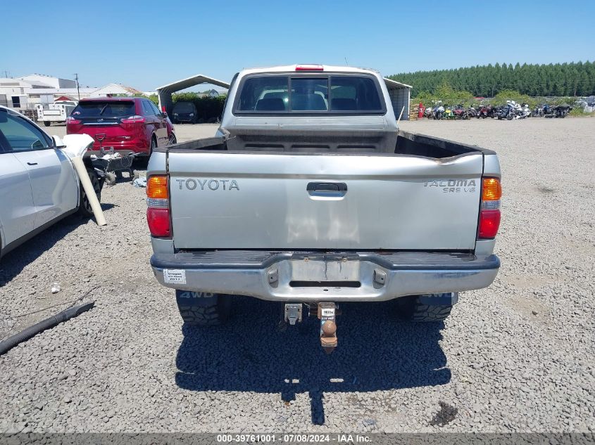 2003 Toyota Tacoma Base V6 VIN: 5TEWN72N33Z299226 Lot: 39761001