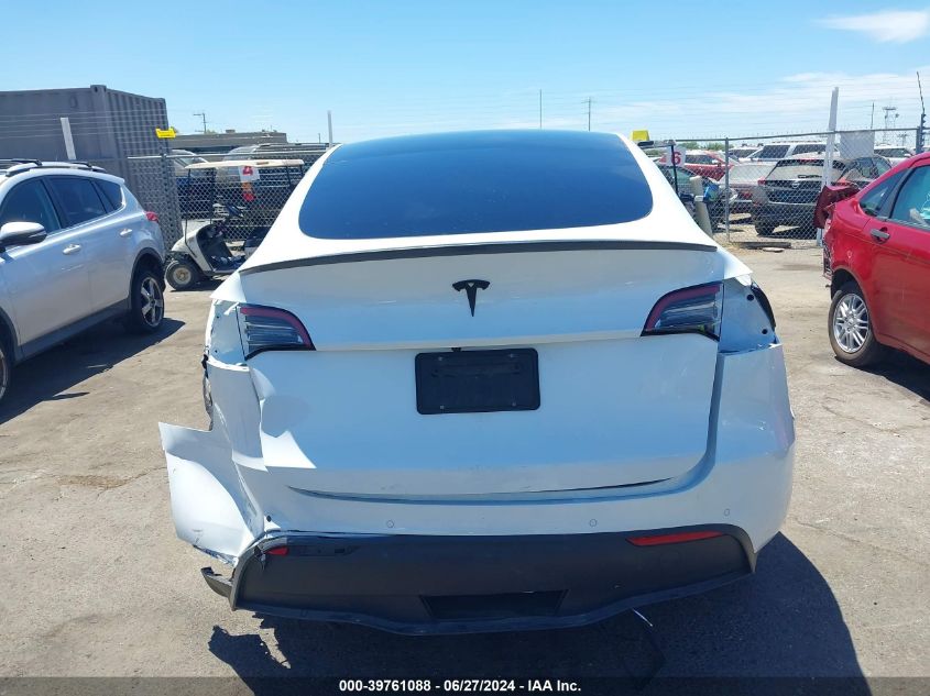 2022 Tesla Model Y Performance Dual Motor All-Wheel Drive VIN: 7SAYGDEF5NF484634 Lot: 39761088