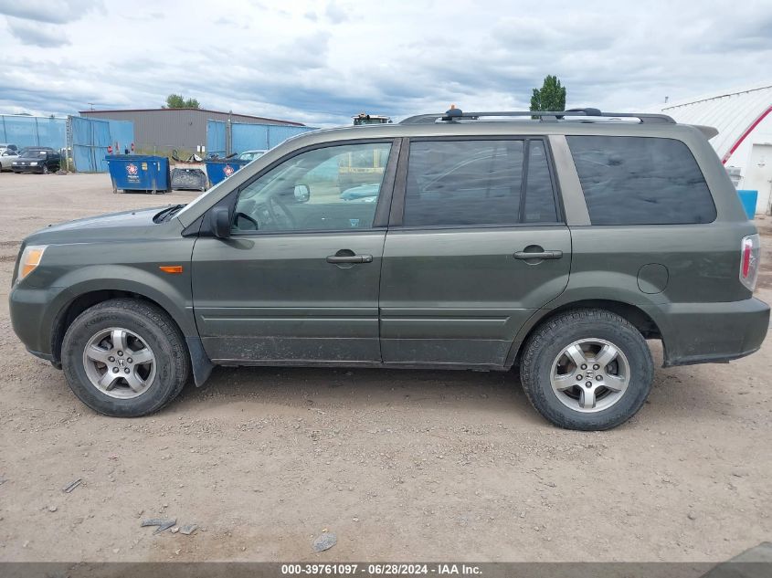 2006 Honda Pilot Ex VIN: 2HKYF18506H511503 Lot: 39761097