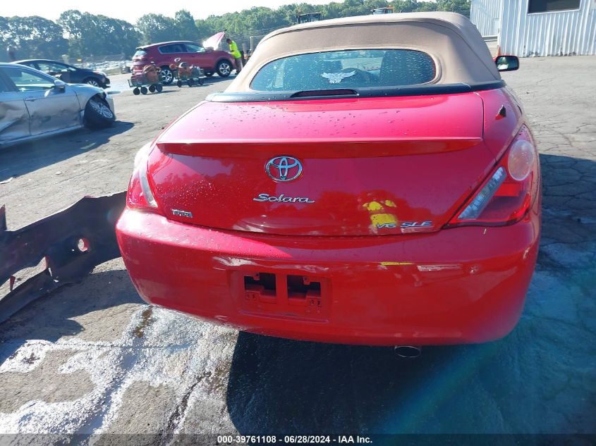 2005 Toyota Camry Solara Se/Sle VIN: 4T1FA38P05U050922 Lot: 39761108