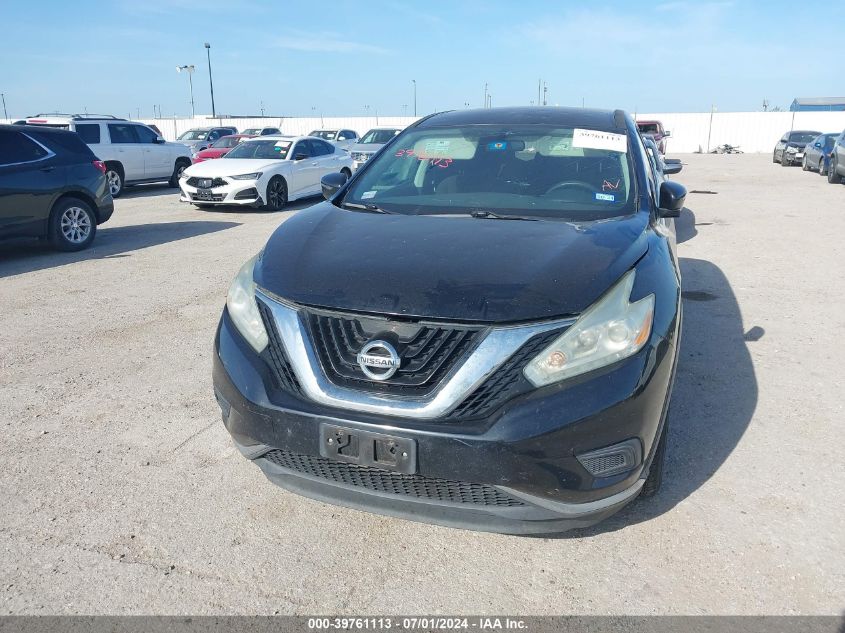 2016 Nissan Murano Platinum/S/Sl/Sv VIN: 5N1AZ2MH6GN103020 Lot: 39761113