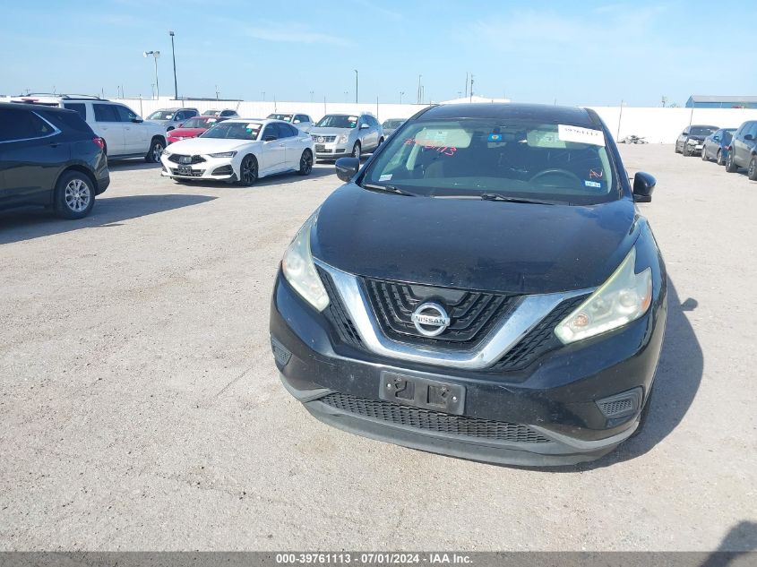 2016 Nissan Murano Platinum/S/Sl/Sv VIN: 5N1AZ2MH6GN103020 Lot: 39761113