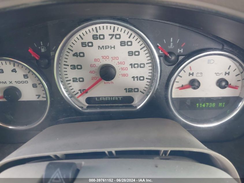 2005 Ford F-150 Lariat/Xlt VIN: 1FTPW12585KE79274 Lot: 39761152