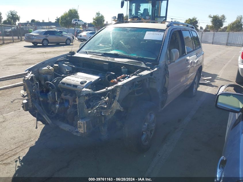 2005 Toyota Highlander V6 VIN: JTEGP21A550073543 Lot: 39761163