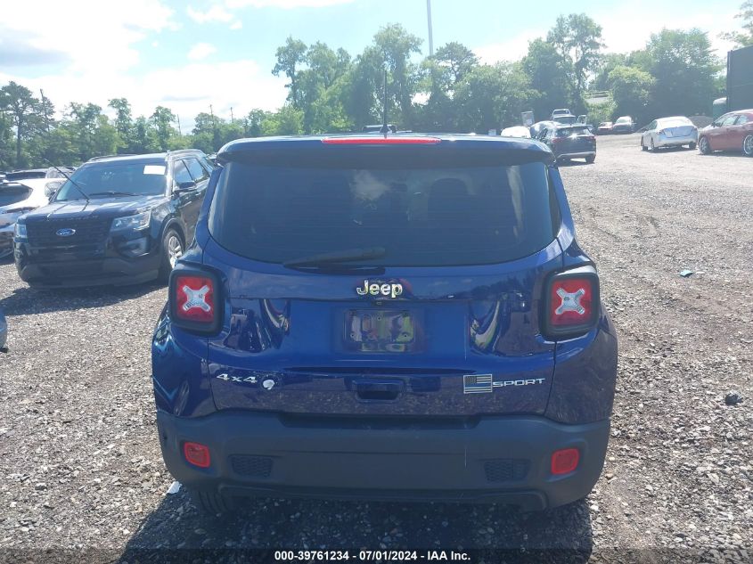 2019 Jeep Renegade Sport 4X4 VIN: ZACNJBAB3KPK61924 Lot: 39761234