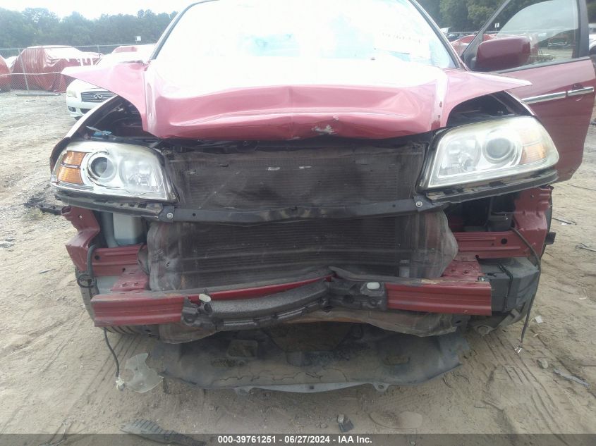 2006 Acura Mdx VIN: 2HNYD18206H525366 Lot: 39761251