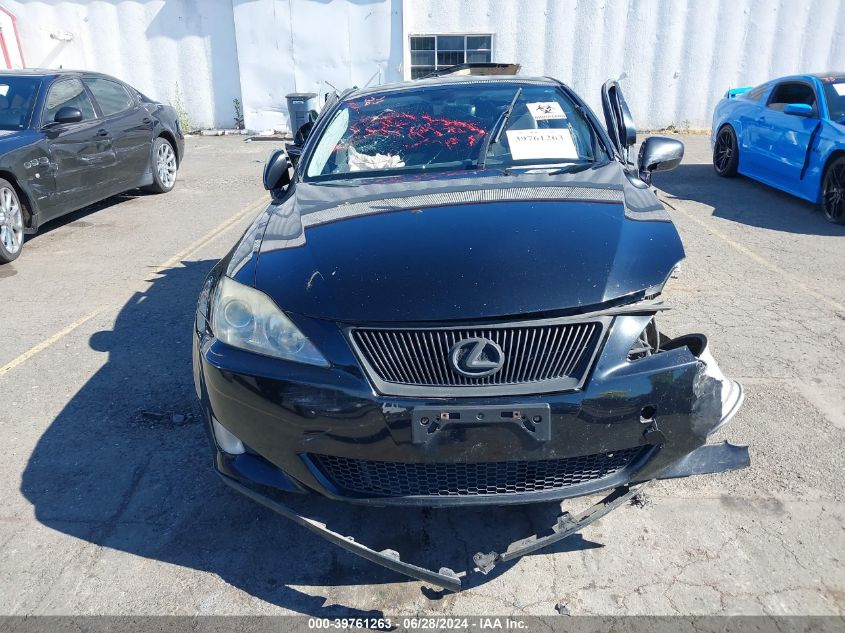 2006 Lexus Is 250 VIN: JTHCK262662007977 Lot: 39761263