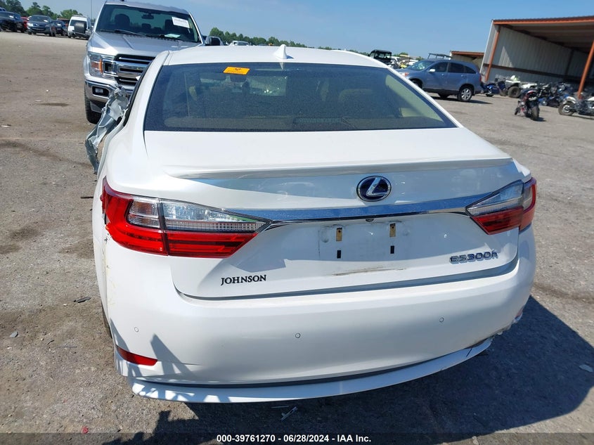 2018 Lexus Es 300H VIN: JTHBW1GG9J2173035 Lot: 39761270