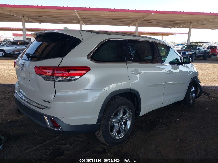 2019 Toyota Highlander Limited/Ltd Platinum VIN: 5TDYZRFH3KS322237 Lot: 39761320