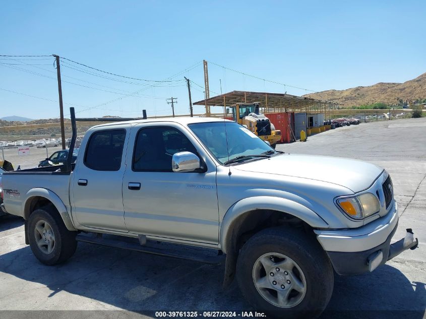 2002 Toyota Tacoma Prerunner V6 VIN: 5TEGN92N72Z893669 Lot: 39761325