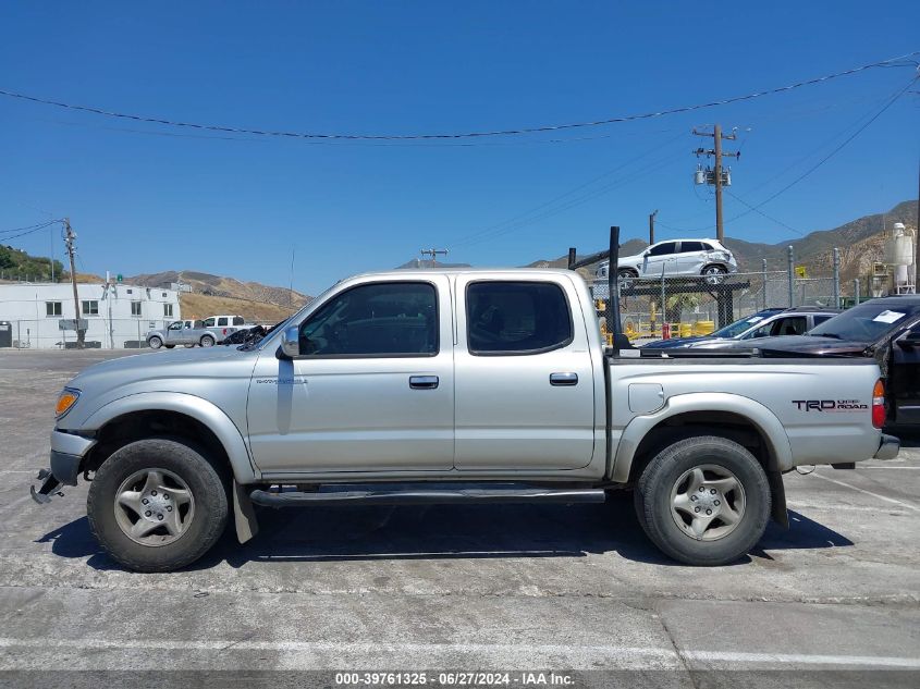2002 Toyota Tacoma Prerunner V6 VIN: 5TEGN92N72Z893669 Lot: 39761325