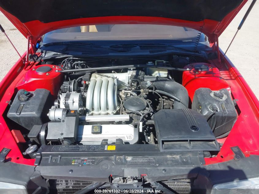 1988 Cadillac Allante VIN: 1G6VR3176JU100464 Lot: 39761332