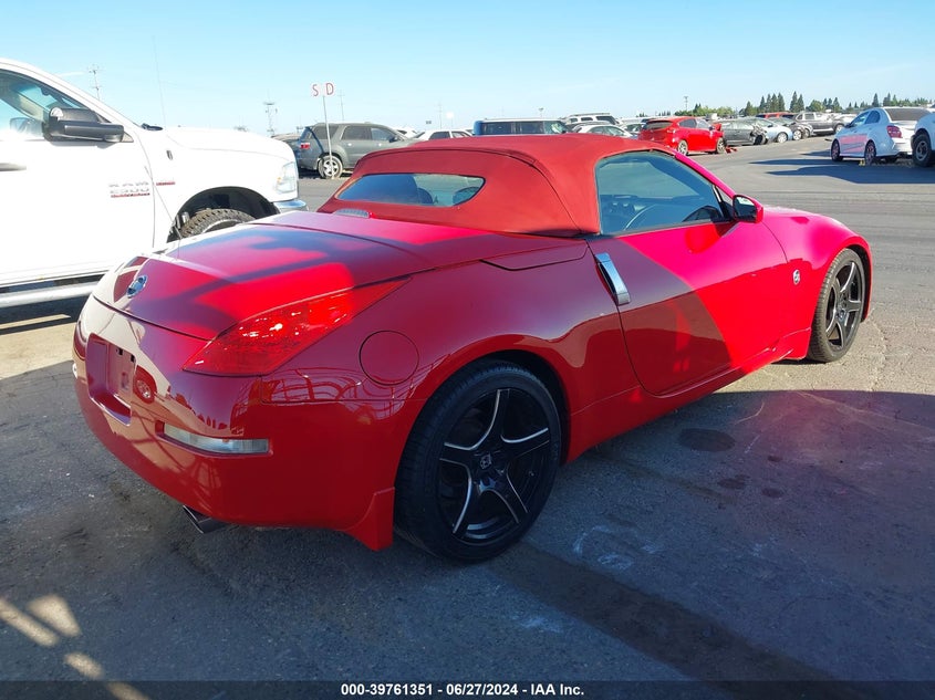 2006 Nissan 350Z VIN: JN1AZ36A96M454795 Lot: 39761351