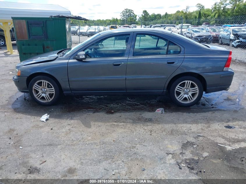 2007 Volvo S60 2.5T VIN: YV1RS592172645753 Lot: 39761355