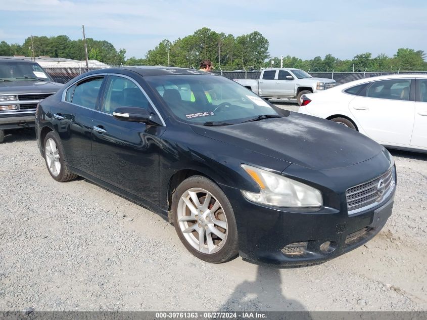 2009 Nissan Maxima 3.5 Sv VIN: 1N4AA51E59C826921 Lot: 39761363