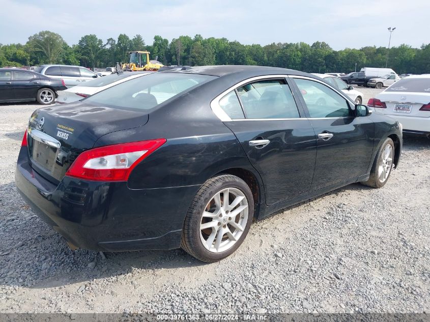 2009 Nissan Maxima 3.5 Sv VIN: 1N4AA51E59C826921 Lot: 39761363