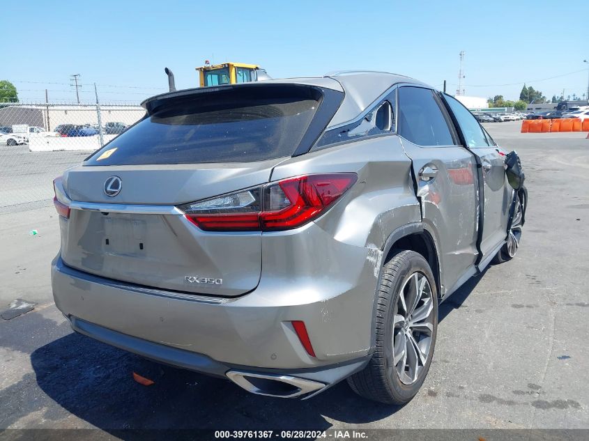 2018 Lexus Rx 350/Base/F Sport VIN: 2T2ZZMCA0JC116245 Lot: 39761367