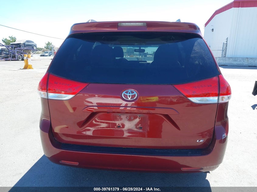2011 Toyota Sienna Le V6 VIN: 5TDKK3DCXBS007787 Lot: 39761379