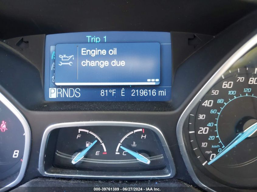 2012 Ford Focus Se VIN: 1FAHP3K2XCL392623 Lot: 39761389