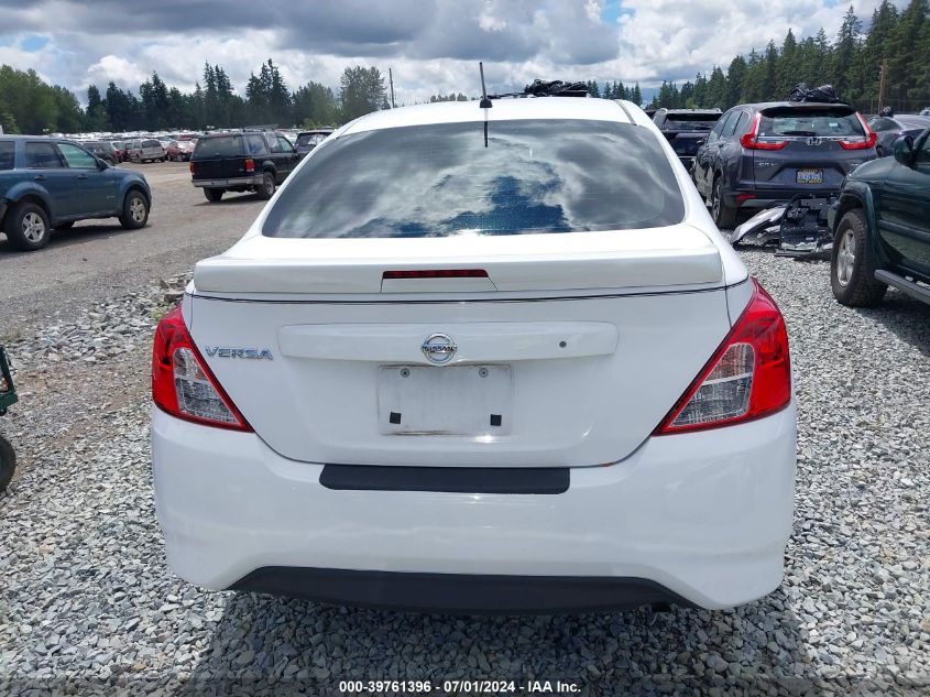 2018 Nissan Versa 1.6 S+ VIN: 3N1CN7APXJL828230 Lot: 39761396