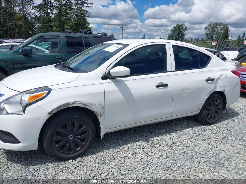2018 Nissan Versa 1.6 S+ VIN: 3N1CN7APXJL828230 Lot: 39761396