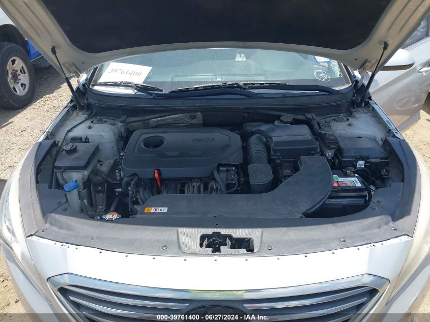 2015 Hyundai Sonata Se VIN: 5NPE24AFXFH025395 Lot: 39761400