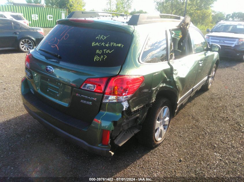 2012 Subaru Outback 2.5I Premium VIN: 4S4BRBCC0C3290562 Lot: 39761402