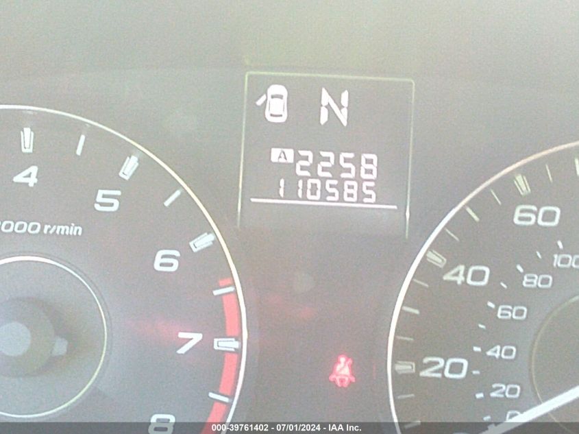 2012 Subaru Outback 2.5I Premium VIN: 4S4BRBCC0C3290562 Lot: 39761402