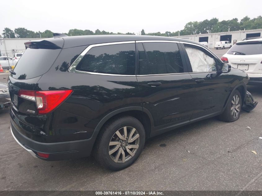 2019 Honda Pilot Ex-L VIN: 5FNYF6H55KB068724 Lot: 39761416