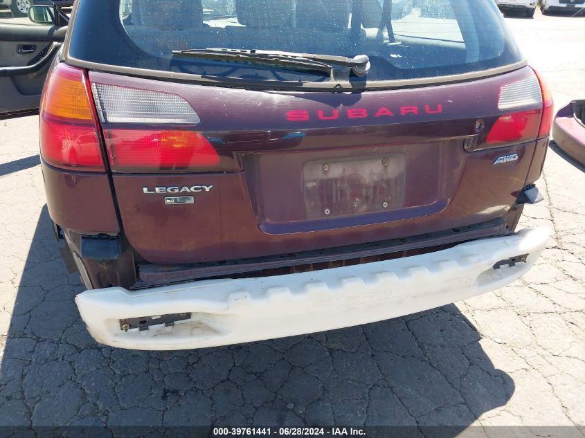 2000 Subaru Legacy L VIN: 4S3BH6355Y7309705 Lot: 39761441