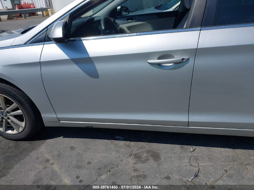 2016 Hyundai Sonata Se VIN: 5NPE24AF1GH387245 Lot: 39761450