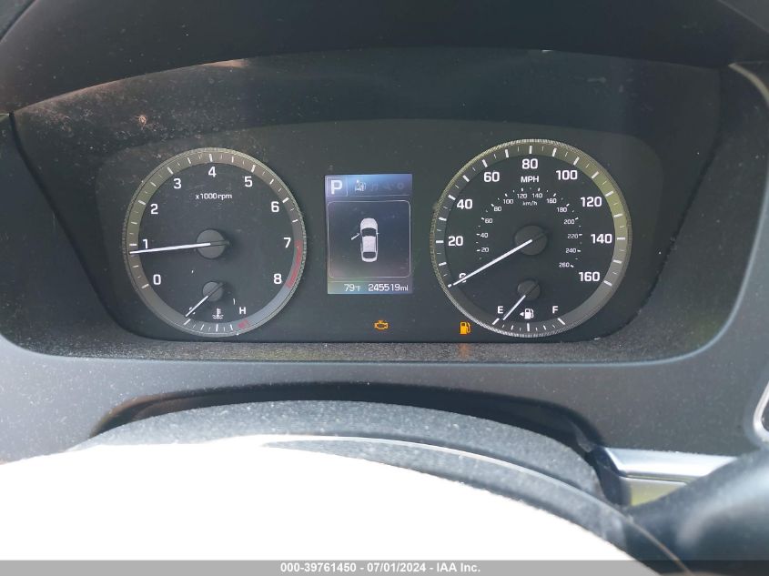 2016 Hyundai Sonata Se VIN: 5NPE24AF1GH387245 Lot: 39761450