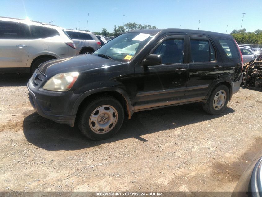 2005 Honda Cr-V Lx VIN: SHSRD68545U300303 Lot: 39761461