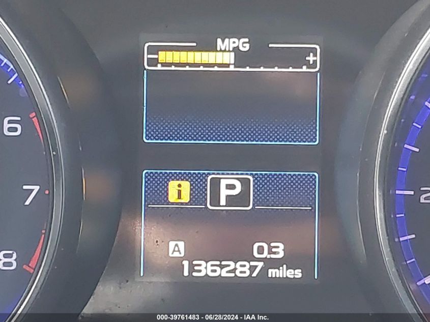 2017 Subaru Outback 2.5I Limited VIN: 4S4BSAKC4H3262979 Lot: 39761483