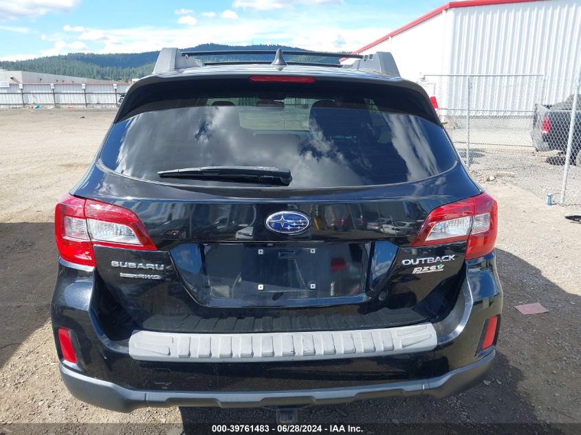 2017 Subaru Outback 2.5I Limited VIN: 4S4BSAKC4H3262979 Lot: 39761483