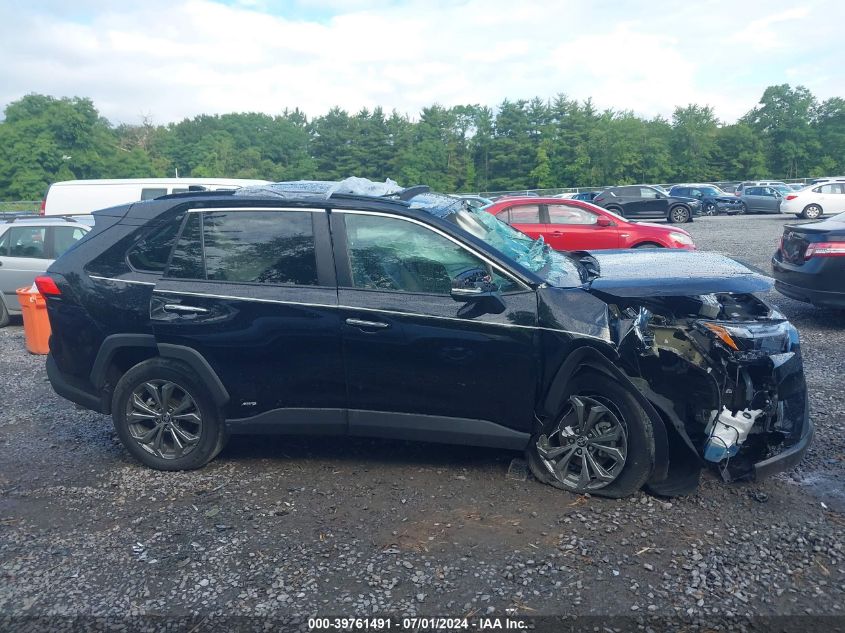 2022 Toyota Rav4 Hybrid Limited VIN: 4T3D6RFV6NU088403 Lot: 39761491